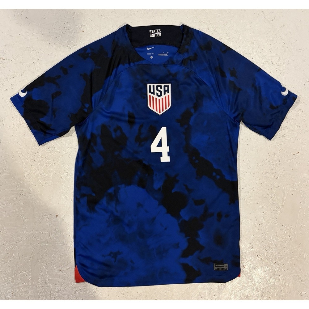 Nike 2022/23 United States USA Soccer Jersey Blue DN0705-454 Mens S Tyler Adams